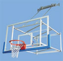 Настенная баскетбольная конструкция, складывающаяся вверх